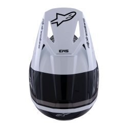 Alpinestars SM3 Radium Off-Road Kaskı Siyah / Beyaz / Gri - 7
