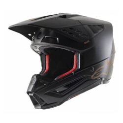 Alpinestars SM5 Korumalı Motosiklet Kaskı Mat Siyah / Kahve 