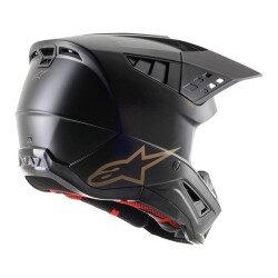 Alpinestars SM5 Korumalı Motosiklet Kaskı Mat Siyah / Kahve - 2