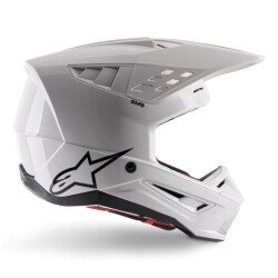 Alpinestars S-M5 Off-Road Kaskı Beyaz / Siyah - 4