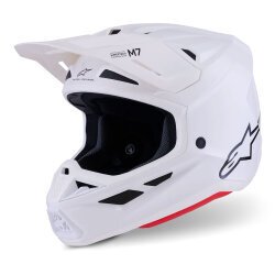 Alpinestars SM7 Off-Road Kaskı Beyaz - 1