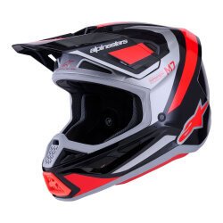 Alpinestars SM7 RIS Off-Road Kaskı Sarı / Gümüş - 1
