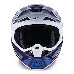 Alpinestars S-M7 Rise Off-Road Kaskı Mavi / Beyaz - 5