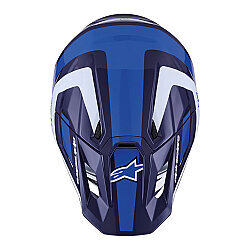 Alpinestars S-M7 Rise Off-Road Kaskı Mavi / Beyaz - 7