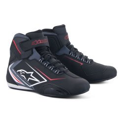 Alpinestars Sektor WP Korumalı Motosiklet Botu Siyah / Beyaz / Gri - Alpinestars