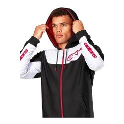 Alpinestars Sessions V3 Hoodie Kapüşonlu Sweatshirt Siyah / Beyaz / Kırmızı - 6
