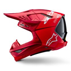 Alpinestars SM10 Flood Off-Road Kaskı Kırmızı - 4