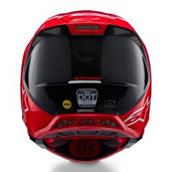 Alpinestars SM10 Flood Off-Road Kaskı Kırmızı - 6