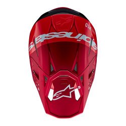 Alpinestars SM10 Flood Off-Road Kaskı Kırmızı - 7