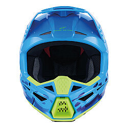 Alpinestars SM3 Force Off-Road Motosiklet Kaskı Mavi - 5