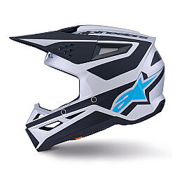 Alpinestars SM3 Heath Off-Road Kaskı Siyah / Gri - 3