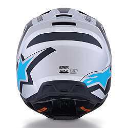 Alpinestars SM3 Heath Off-Road Kaskı Siyah / Gri - 6