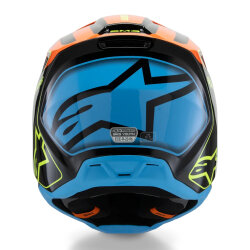 Alpinestars SM3 Youth Fray Off-Road Çocuk Genç Motosiklet Kaskı Siyah / Mavi / Oranj - 6