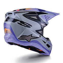 Alpinestars SM3 Youth Jettson Off-Road Çocuk Genç Motosiklet Kaskı Gri / Mavi - Alpinestars (1)