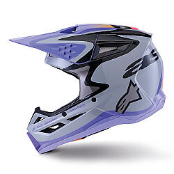 Alpinestars SM3 Youth Jettson Off-Road Çocuk Genç Motosiklet Kaskı Gri / Mavi - 3