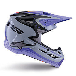 Alpinestars SM3 Youth Jettson Off-Road Çocuk Genç Motosiklet Kaskı Gri / Mavi - 4