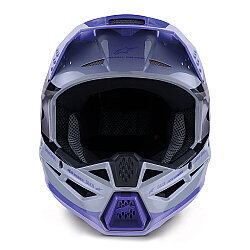Alpinestars SM3 Youth Jettson Off-Road Çocuk Genç Motosiklet Kaskı Gri / Mavi - 5