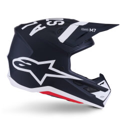 Alpinestars S-M7 Dasher Off-Road Kaskı Siyah / Beyaz - 5