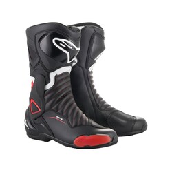 GARAJJ Alpinestars SMX-6 V2 Korumalı Spor Motosiklet Botu Siyah / Kırmızı - Alpinestars