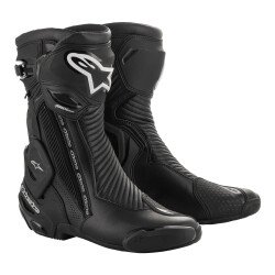 Alpinestars SMX Plus V2 GTX Korumalı Motosiklet Botu Siyah / Gümüş 