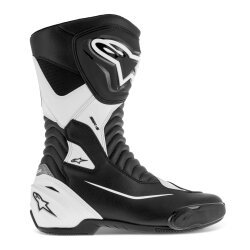 Alpinestars SMX S Korumalı Spor Motosiklet Botu Siyah / Beyaz - 2