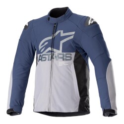 GARAJJ Alpinestars SMX WP Korumalı Motosiklet Montu Mavi / Gri - Alpinestars
