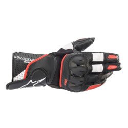 Alpinestars SP-2 V3 Korumalı Motosiklet Eldiveni Siyah / Beyaz / Kırmızı - 1