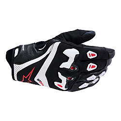 Alpinestars SP-R Pro Korumalı Motosiklet Eldiveni Siyah / Beyaz / Kırmızı - Alpinestars