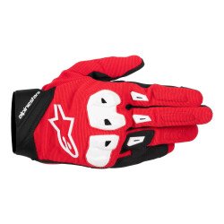 Alpinestars SP X1 Korumalı Motosiklet Eldiveni Kırmızı / Beyaz / Siyah 