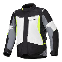 Alpinestars ST-1 WP Korumalı Motosiklet Montu Siyah / Gri / Sarı - 1