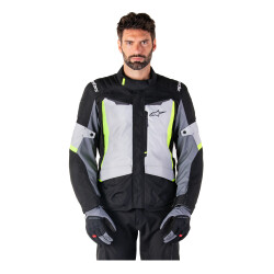 Alpinestars ST-1 WP Korumalı Motosiklet Montu Siyah / Gri / Sarı - 3