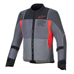 Alpinestars ST-2 Air Korumalı Motosiklet Montu Gri / Kırmızı / Siyah 