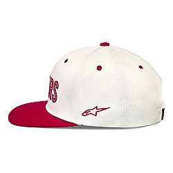 Alpinestars Stadium Snapback Şapka Beyaz / Kırmızı - 4