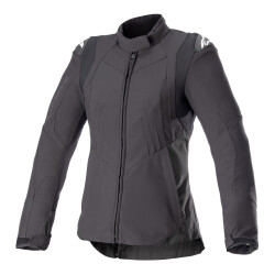 Alpinestars Stella Alya Sport WP Korumalı Kadın Motosiklet Montu Siyah / Siyah - 1