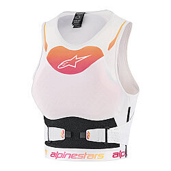Alpinestars Stella Plasma Göğüs Koruması Beyaz / Kırmızı - Alpinestars