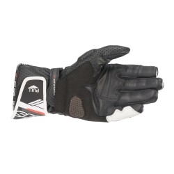 Alpinestars Stella SP-8 V3 Korumalı Kadın Motosiklet Eldiveni Siyah / Beyaz - Alpinestars