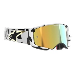 Alpinestars Supertech Corp Goggle Kross Gözlüğü Beyaz / Altın - Alpinestars