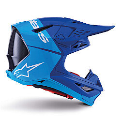 Alpinestars Supertech M10 Flood Off-Road Kaskı Mavi - 4