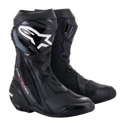 Alpinestars Supertech R Korumalı Spor Motosiklet Botu Siyah 