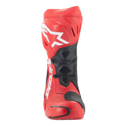 Alpinestars Supertech R Vented Korumalı Spor Motosiklet Botu Kırmızı - 4