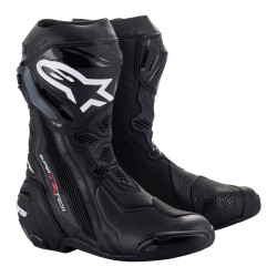 Alpinestars Supertech R Vented Korumalı Spor Motosiklet Botu Siyah - Alpinestars