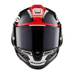 Alpinestars Supertech R10 Carbon Element Spor Motosiklet Kaskı Siyah / Kırmızı / Beyaz - Alpinestars
