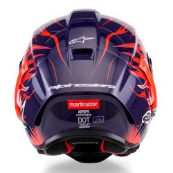 Alpinestars Supertech R10 Carbon Flyte Spor Motosiklet Kaskı Kırmızı / Siyah - 5