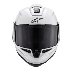 Alpinestars Supertech R10 Carbon Spor Motosiklet Kaskı Beyaz / Siyah - Alpinestars