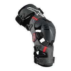 Alpinestars Supertech RK-10 Plasma Diz Koruma (Knee Brace) Siyah / Kırmızı - 1