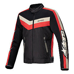 Alpinestars T-Dyno Air Korumalı Motosiklet Montu Siyah / Kırmızı / Beyaz - Alpinestars