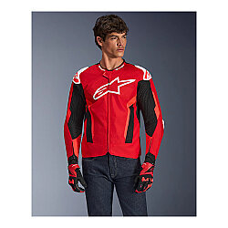 Alpinestars T-GP Air Korumalı Motosiklet Montu Kırmızı / Beyaz / Siyah - 3
