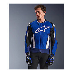 Alpinestars T-GP Air Korumalı Motosiklet Montu Mavi / Beyaz / Siyah - 3