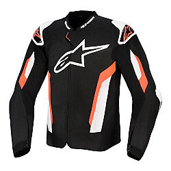 Alpinestars T-GP Air Korumalı Motosiklet Montu Siyah / Beyaz / Kırmızı - Alpinestars
