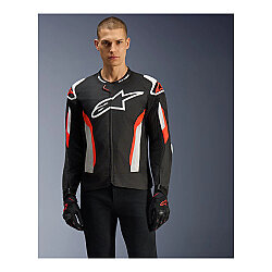 Alpinestars T-GP Air Korumalı Motosiklet Montu Siyah / Beyaz / Kırmızı - 3
